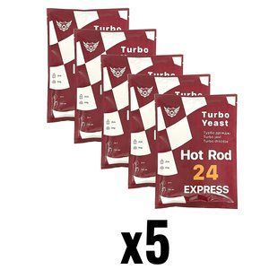 Турбо дрожжи Hot Rod 24 Express на 25 л (5 шт) опт D0102x5 фото
