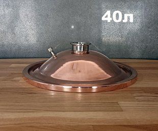 Медная крышка для фирменного перегонного куба 40л MAG40-2 фото