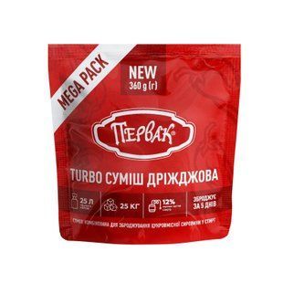 Турбо-дріжджі Первак MegaPack на 100 л (360 г) D0109 фото
