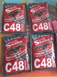 Сухі турбо дріжджі Double Snake C48, 130г. 1469201373 фото